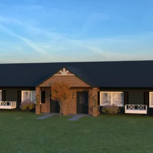 2566 Four Unit One Story Plan