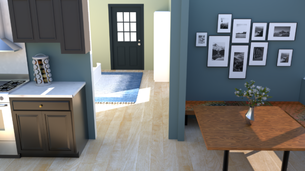 2566 Four Unit One Story Plan